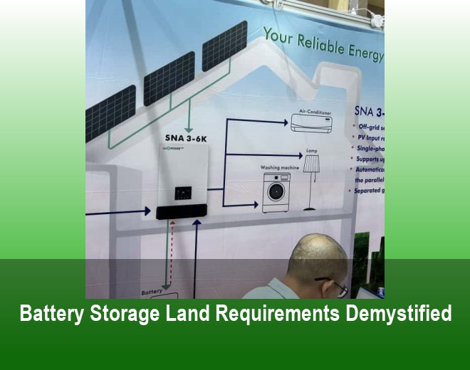 Battery Storage Land Requirements Demystified